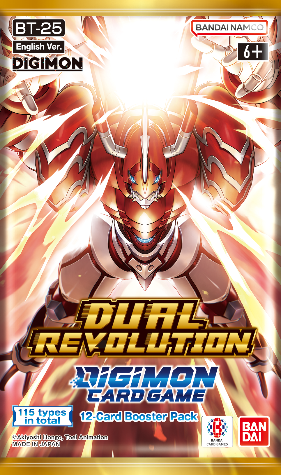 Digimon Cg Bt25 Dual Revolution Boosterpakke Toys - Trading Card - Geekd.dk