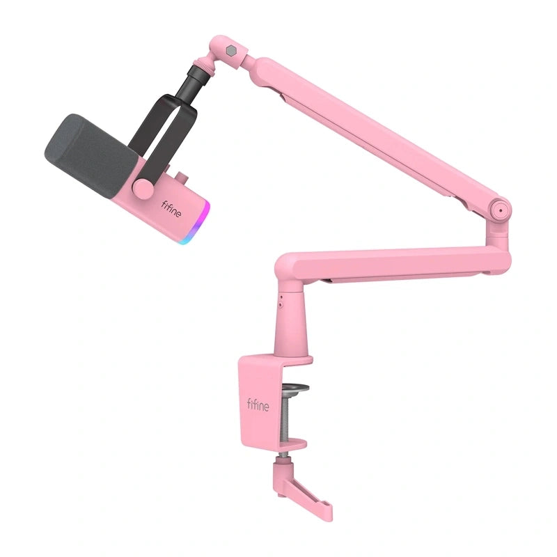 Fifine Ampligame Tam8 Dynamisk Usb/xlr Mikrofon - Pink Gaming/microphones - Geekd.dk