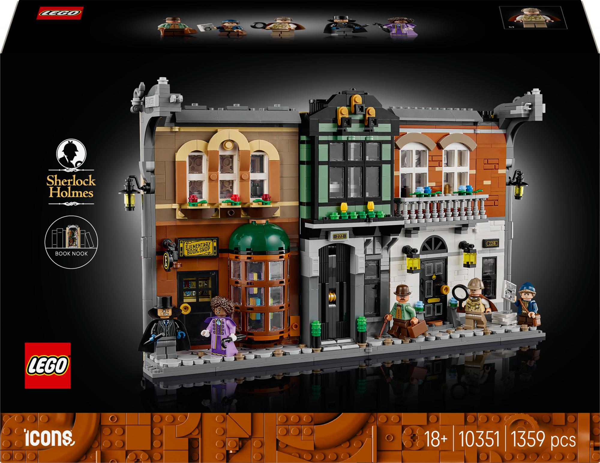 Lego Icons  -  Sherlock Holmes: Book Nook - Geekd.dk
