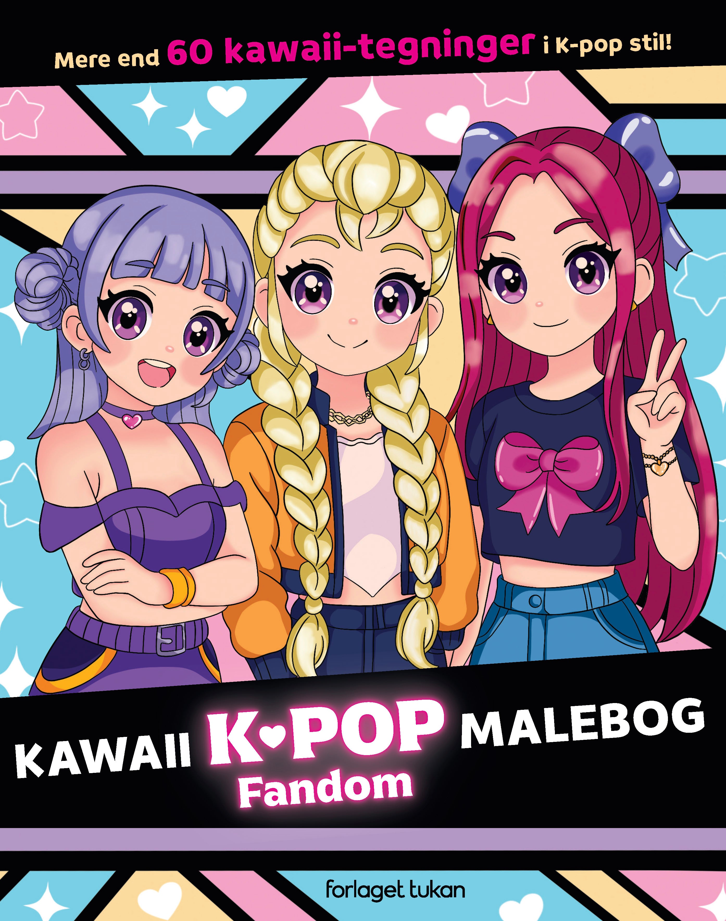 K-pop Vibes Cozy Coloring Book Malebog - Geekd.dk