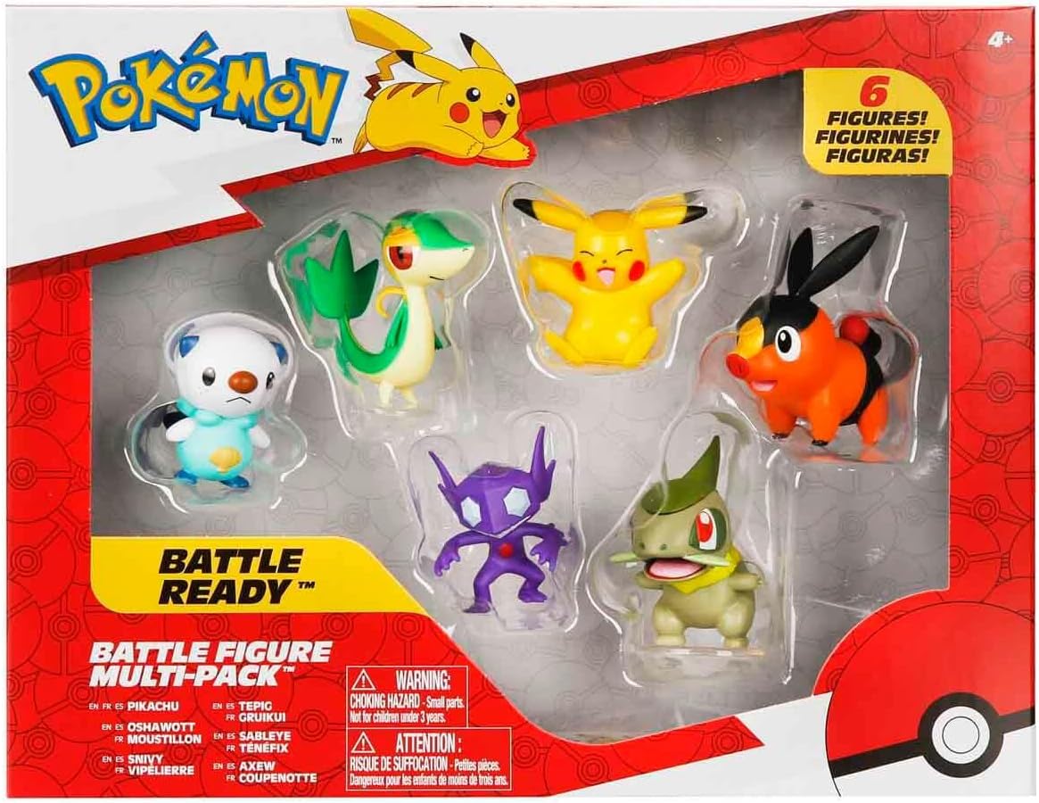 Pokémon Battle Figure Multi-pack 6 Figurer Legetøj - Geekd.dk