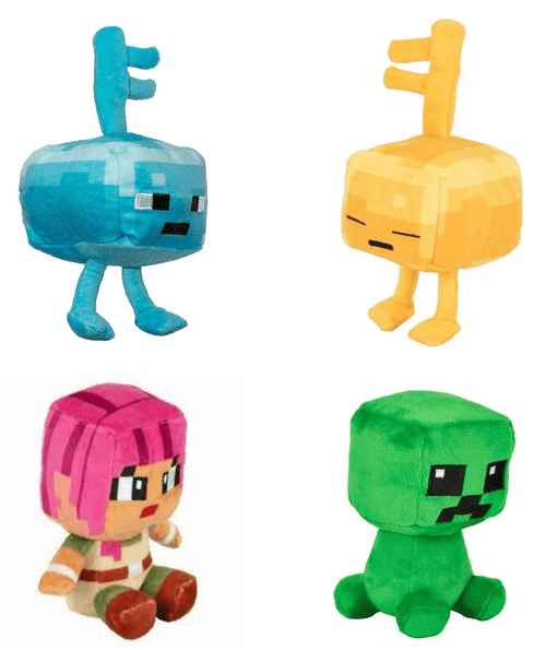 Minecraft Dungeons Mini Crafter Plush Bamse - Geekd.dk