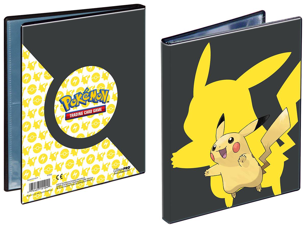 Pokémon Portfolio 4-pocket  -  Pikachu Kort - Geekd.dk