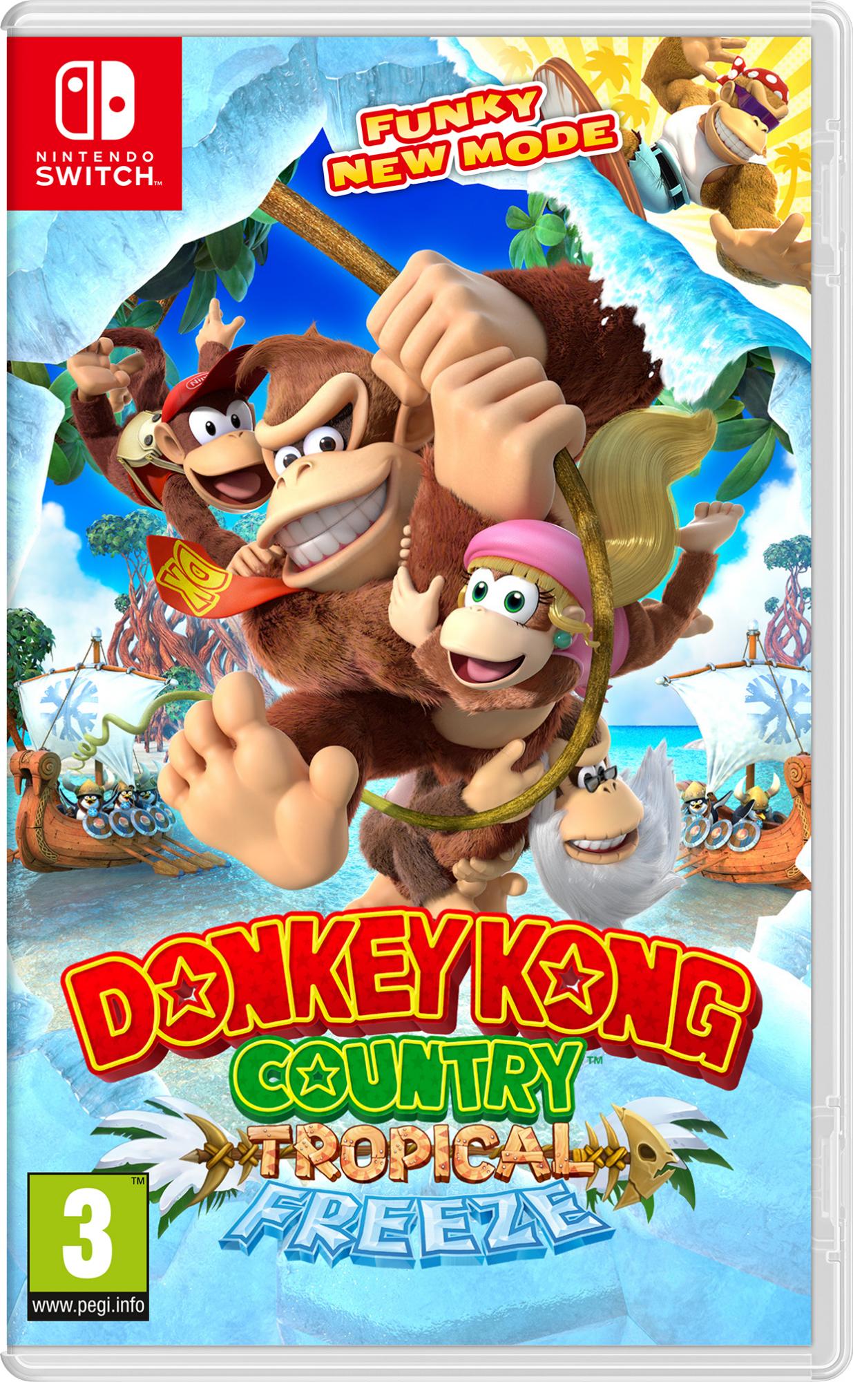 Donkey Kong Country: Tropical Freeze (uk4) Nintendo Switch Spil - Geekd.dk