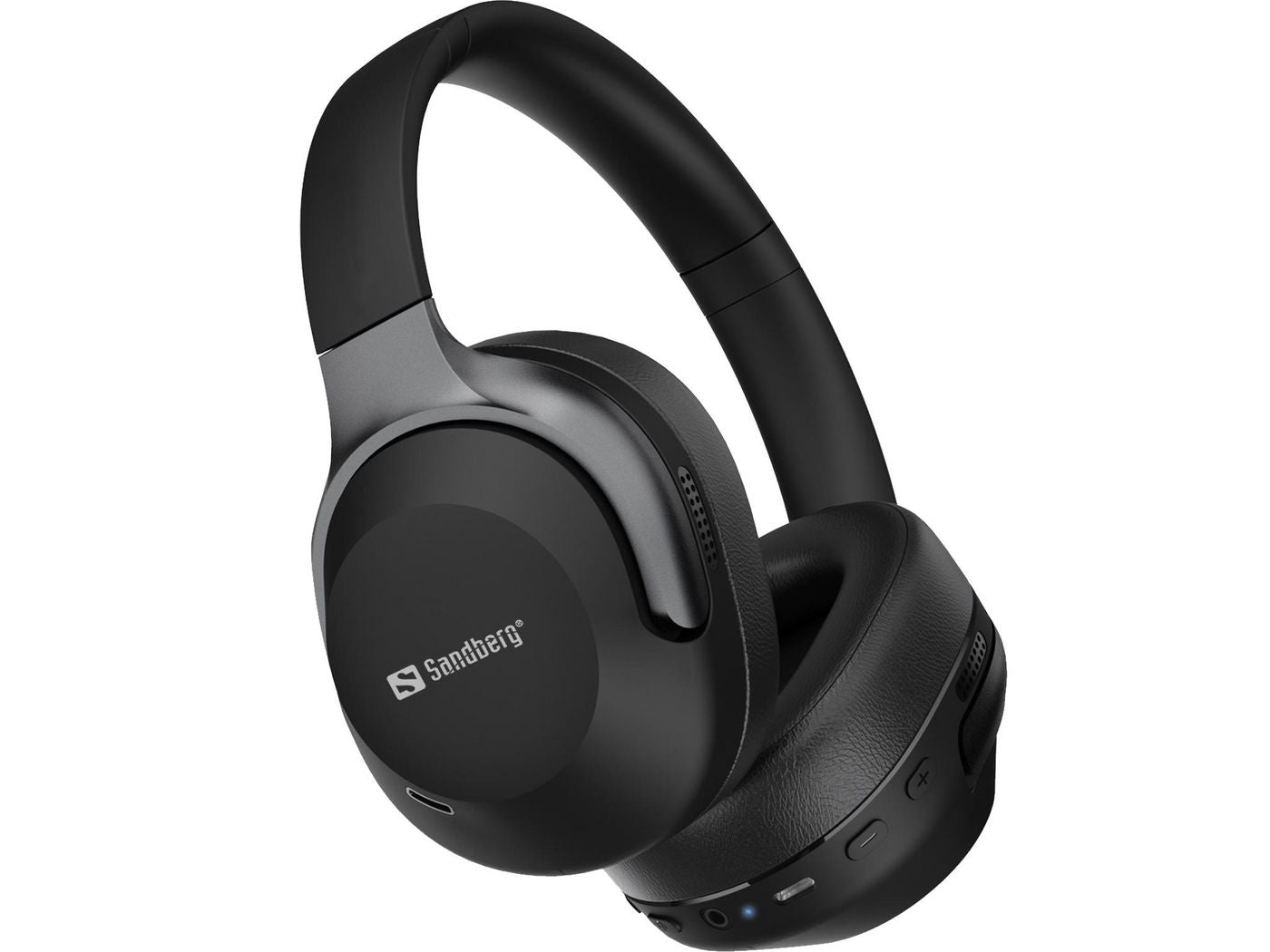 Sandberg Trådløst Rejseheadset Anc+enc - Sort - Geekd.dk