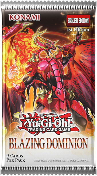 Yu-gi-oh! Blazing Dominion Booster Toys - Trading Card - Geekd.dk