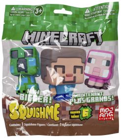 Minecraft Squishme  -  Serie 6 (assorteret) Merchandise - Geekd.dk