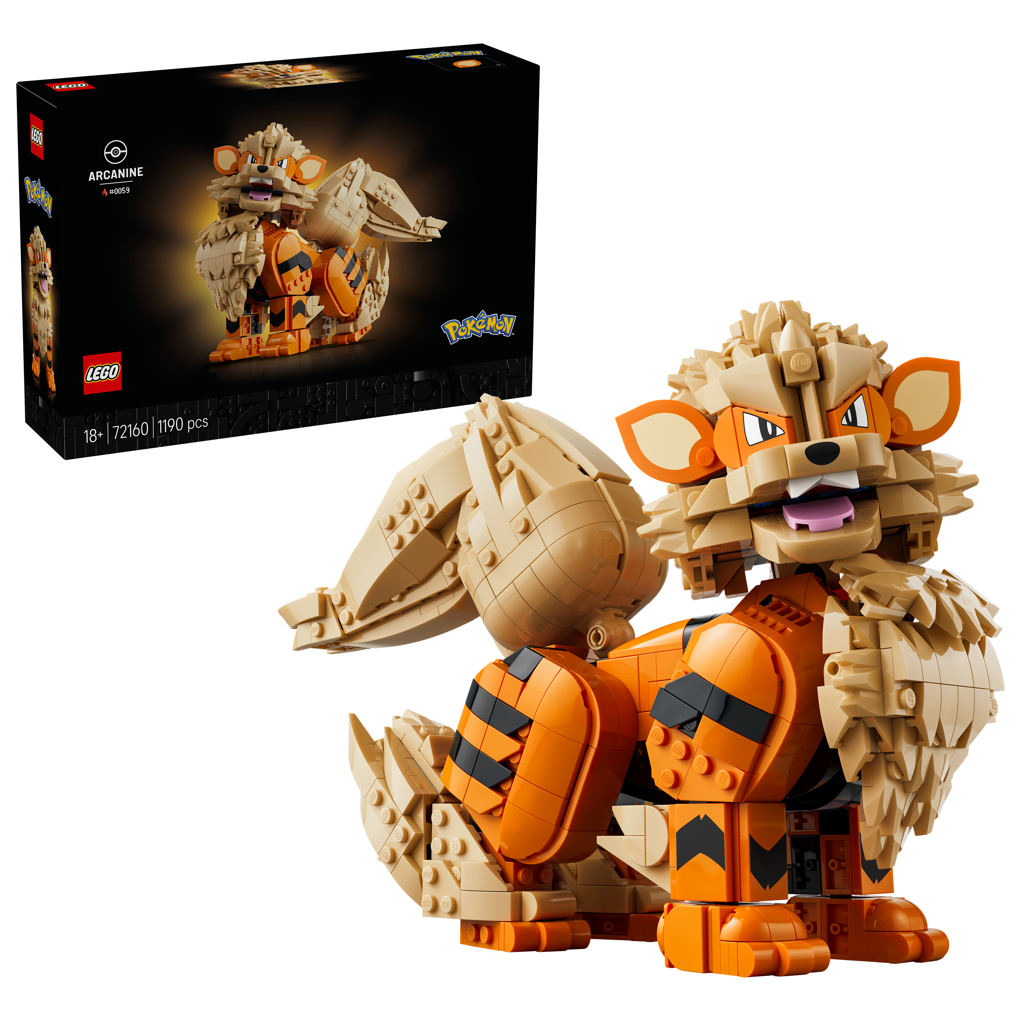 Lego Pokémon Arcanine - Geekd.dk
