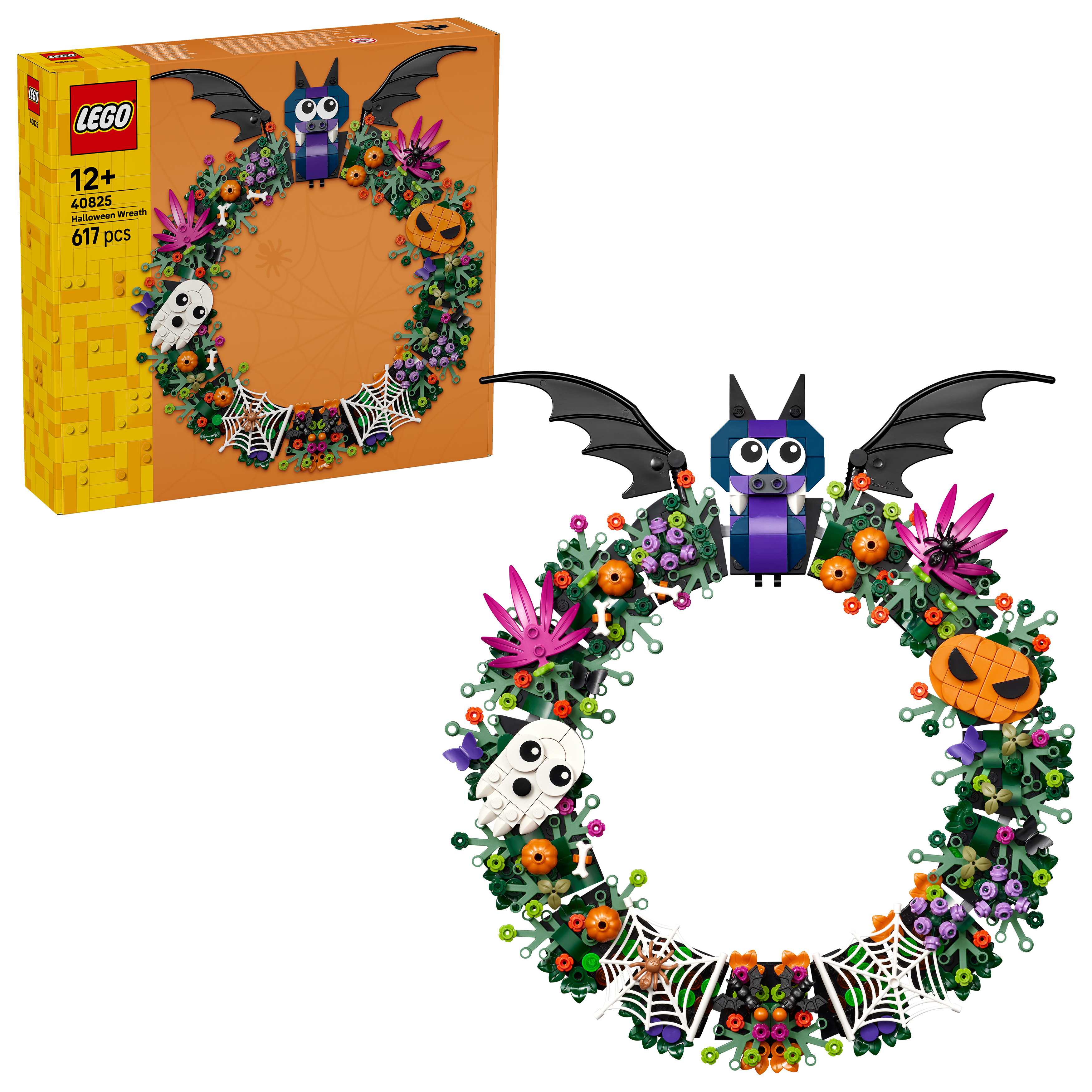 Lego Halloween-krans - Geekd.dk