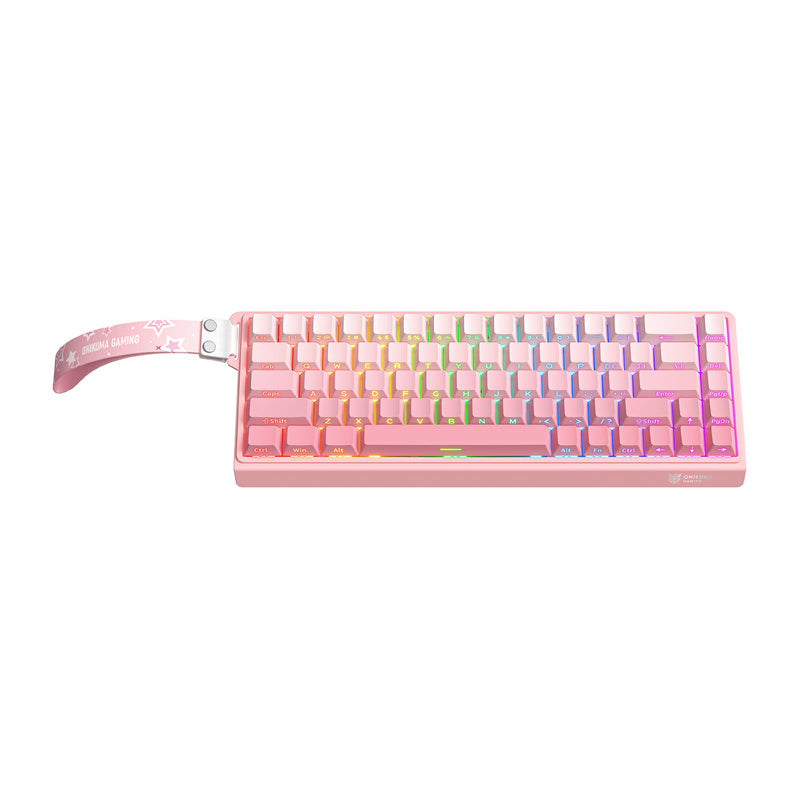 Onikuma G69 Gaming Tastatur - Pink - Geekd.dk