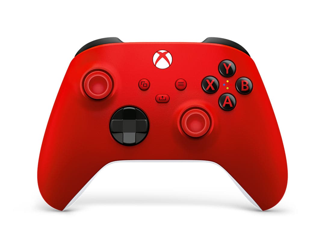 Microsoft Xbox Controller Rød Hvid - Geekd.dk