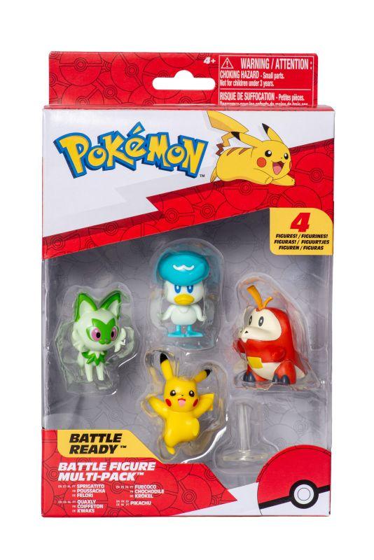 Pokémon - Battle Figure - Gen Ix 4 Pak Legetøj - Geekd.dk