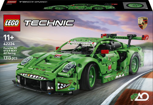 Lego Technic Porsche 911 Gt3 R Rexy Ao Racing Race Car - Geekd.dk