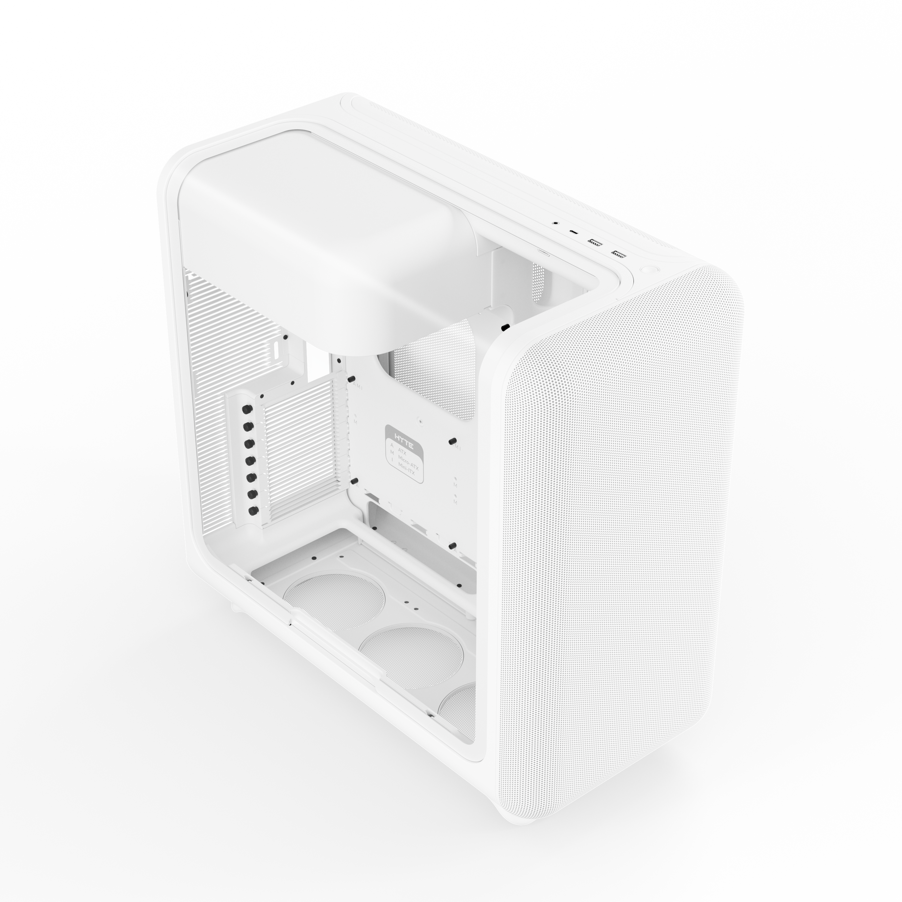 Hyte X50 Midi-tower  -  Snow White Kabinet - Geekd.dk