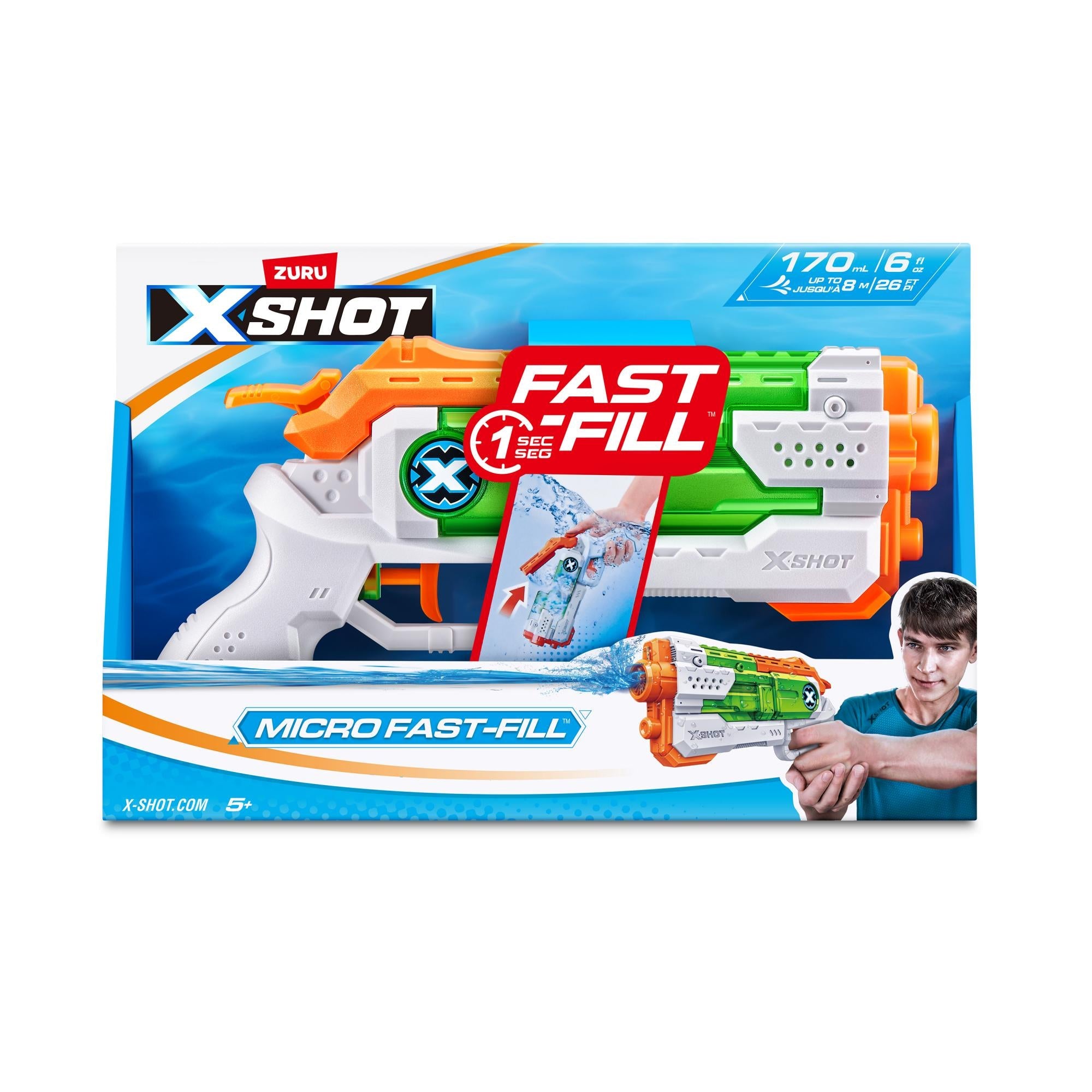 Xshot - Fast Fill Vandpistol Lille Legetøjsvåben - Geekd.dk