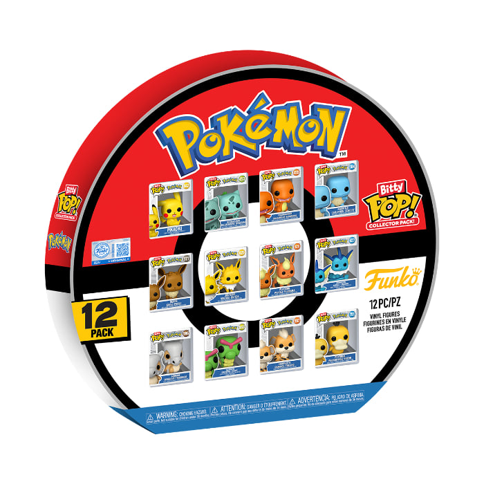 Funko Bitty Pop Pokémon Collector Pack 12-pak Funko Pop - Geekd.dk