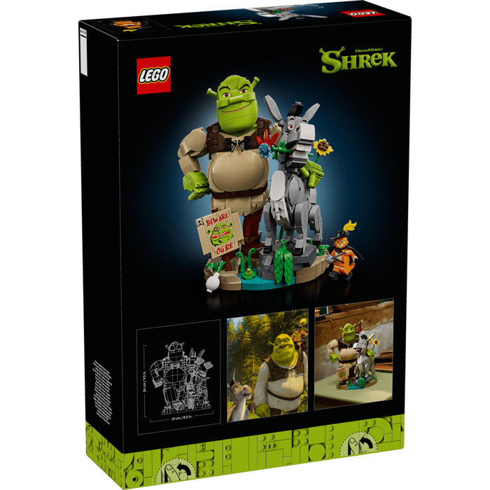 Lego Shrek, æsel Og Den Bestøvlede Kat - Geekd.dk