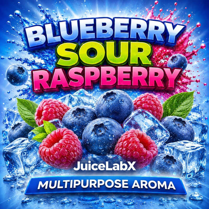 Blueberry Sour Raspberry Fra Juicelab X - 30 Ml