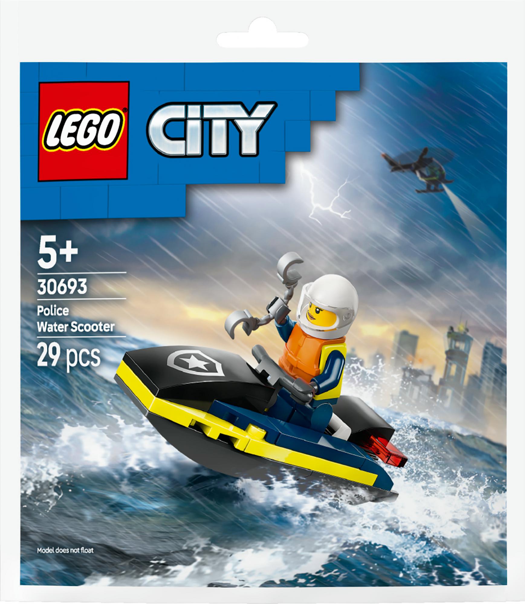 Lego 30693 City Police Jet Ski - Geekd.dk
