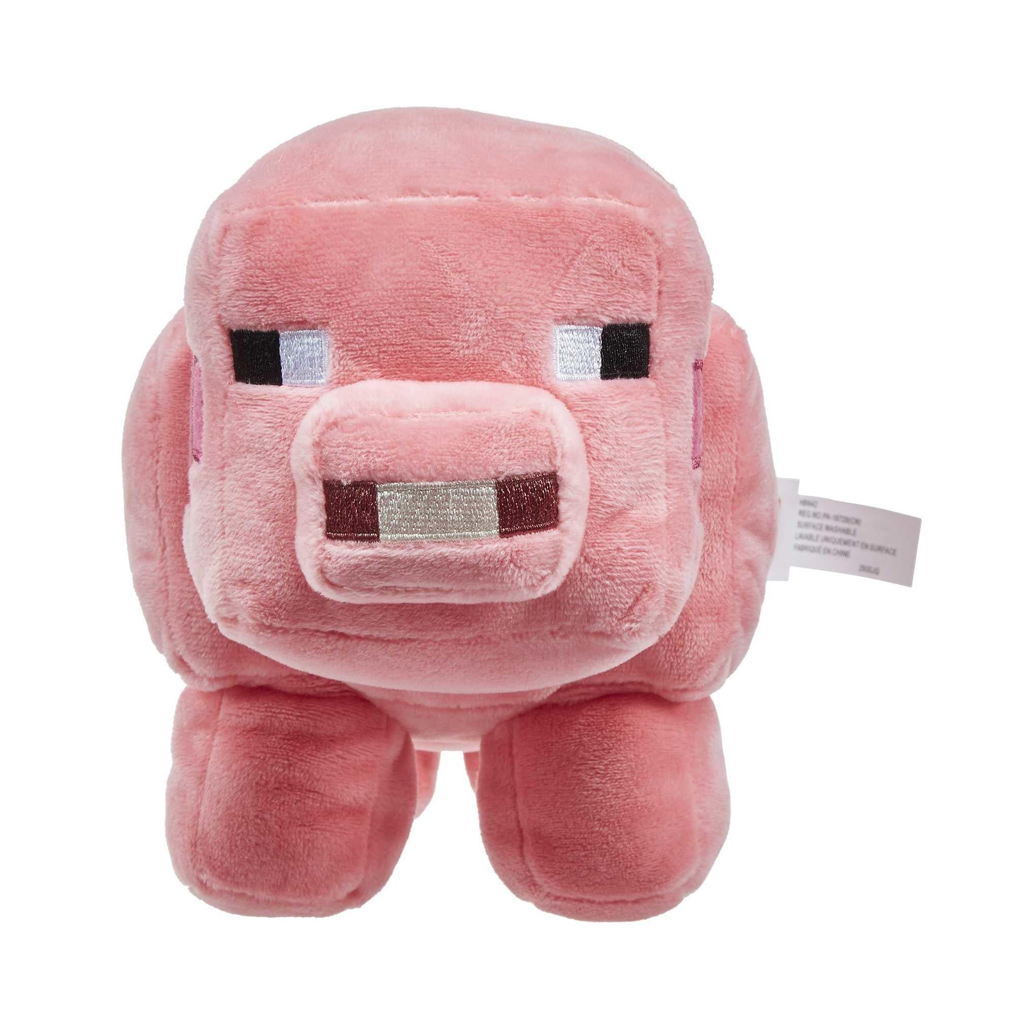 Minecraft Plush  -  Pig (20 Cm) Bamse - Geekd.dk