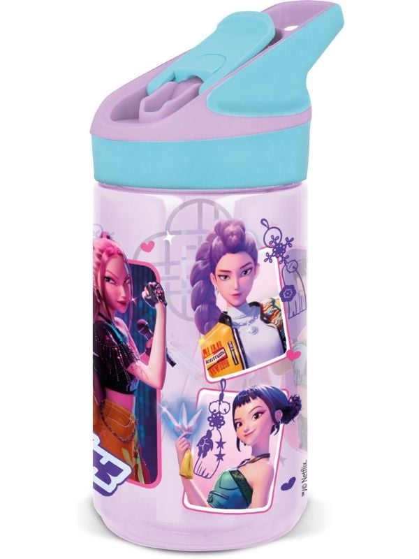 K-pop Demon Hunters Tritan Premium Drikkedunk Med Sugerør 480 Ml - Geekd.dk