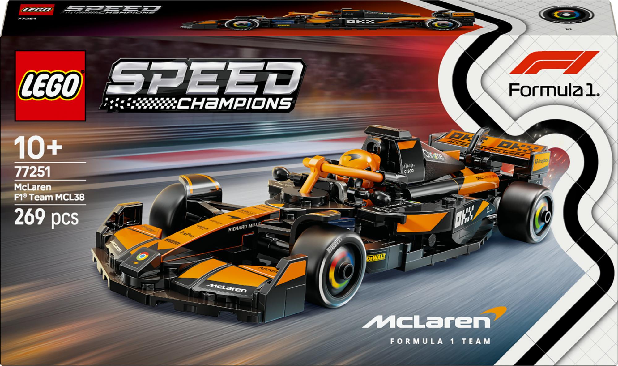 Lego 77251 Speed Champions Mclaren F1 Team Mcl38 Rennauto - Geekd.dk