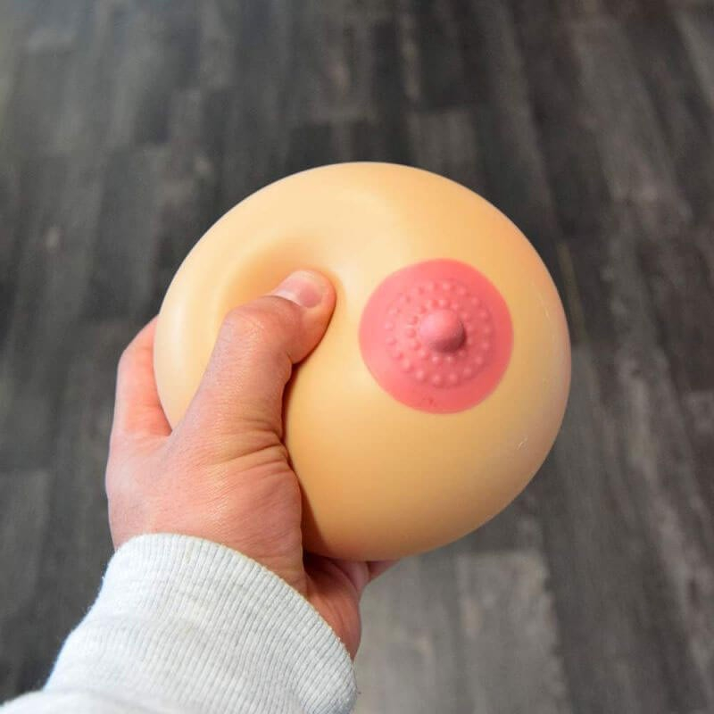 Afstressende Squishy Boob - Størrelse Xxl
