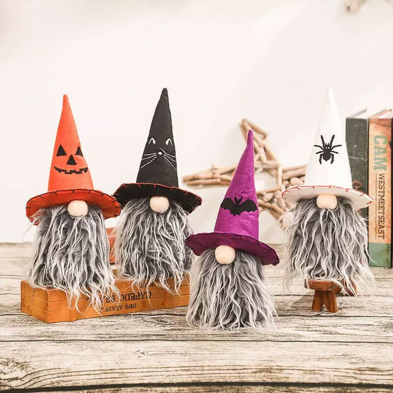 Unikke Halloween Troldmænd - 23 Cm - Sort