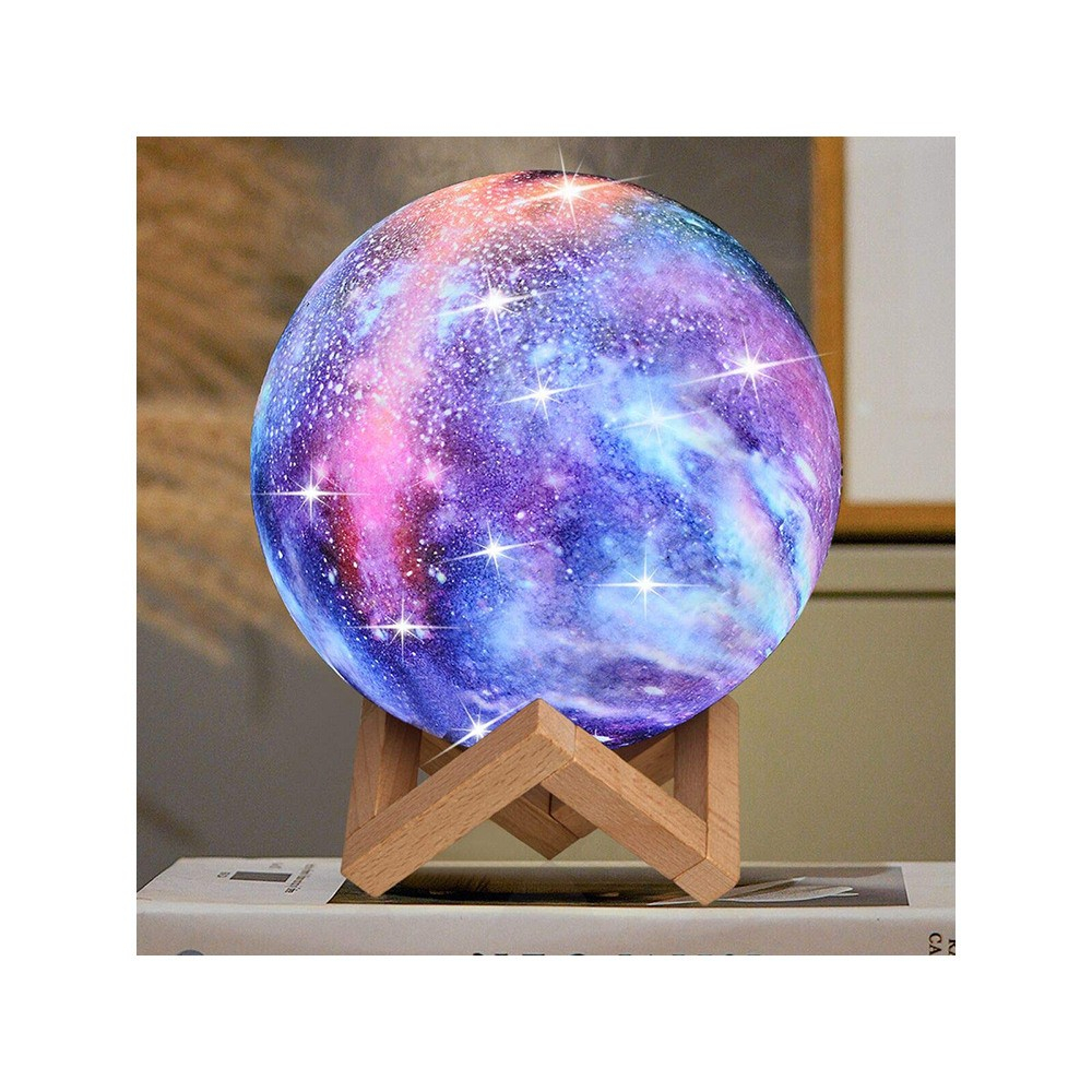 Måne Lampe Mange Farver - 15cm