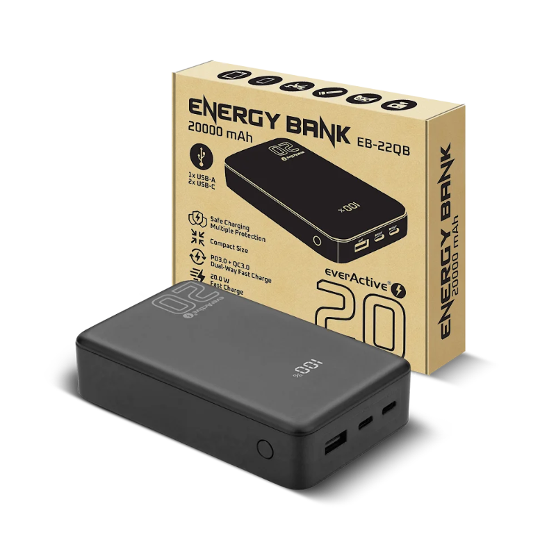 Powerbank 20.000mah Qc 20w