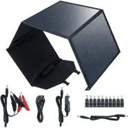 Lakuda Solcellepanel 80w M/ 2 Usb Udgange + 18v Dc - Solcelleoplader
