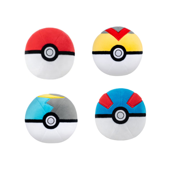 Pokémon - Plush 10 Cm Pokéball Assorted (pkw3554-6) Bamse - Geekd.dk
