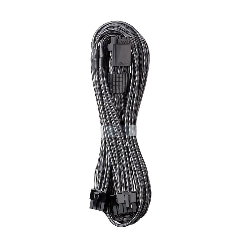 Cablemod C-series Pro Modmesh 12vhpwr To 3x Pci-e Kabel For Corsair - 60cm, Carbon Kabelforlænger - Geekd.dk