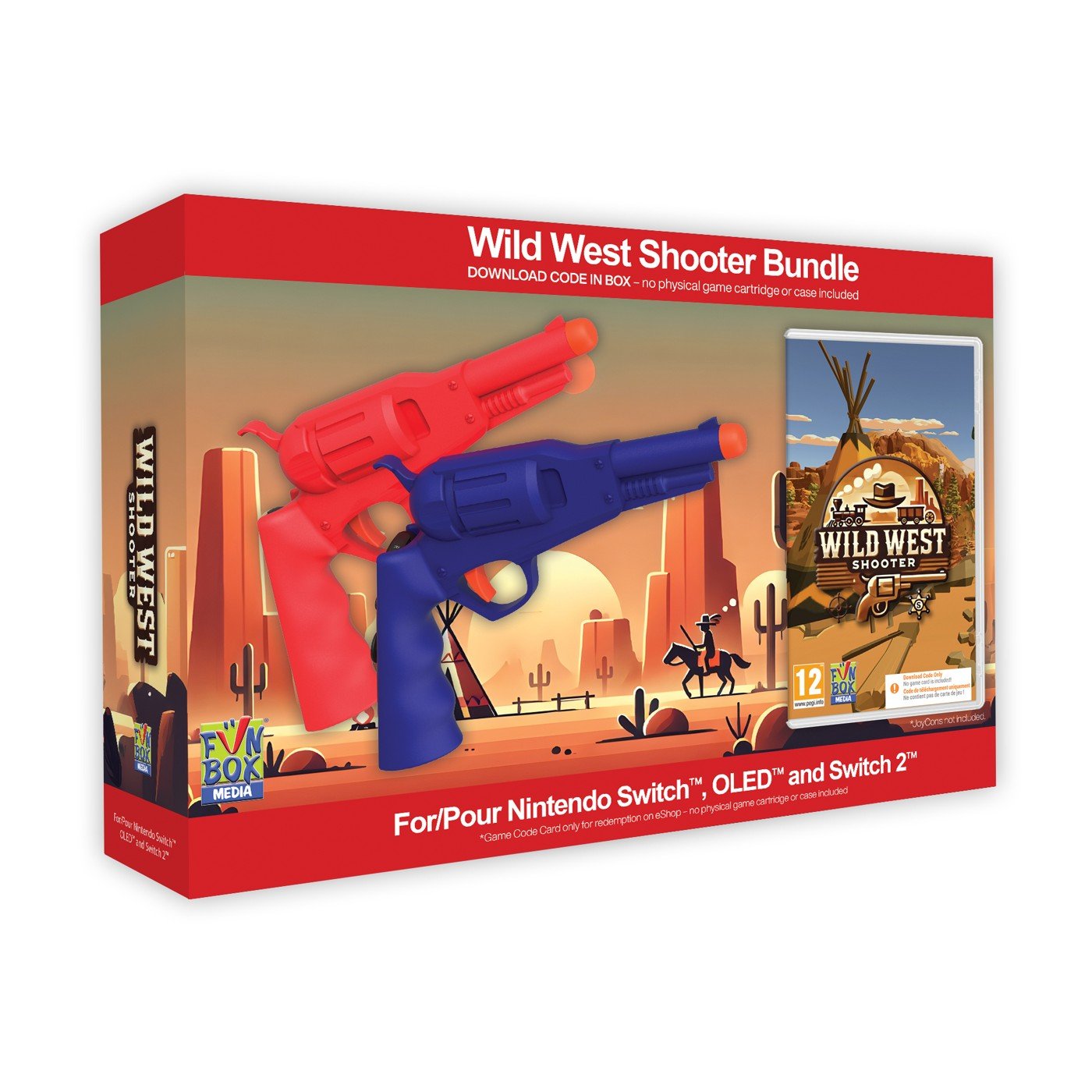 Wild West Shooter Game -twin Wild West Shooter Revolvers Bundle (cib)  -  Nintendo Switch Nintendo Switch Spil - Geekd.dk
