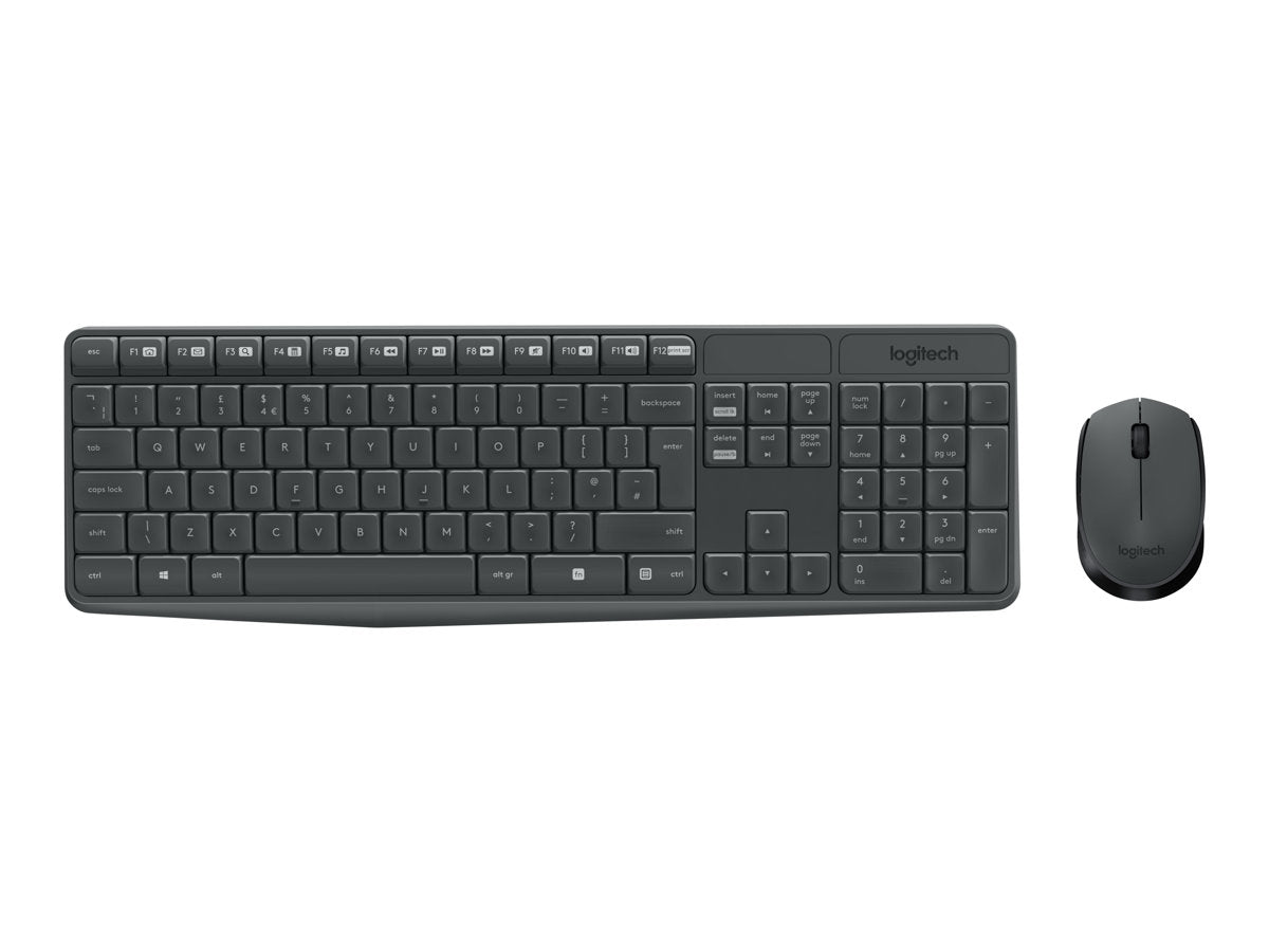 Logitech Trådløst Tastatur Og Mus-sæt - Nordisk Layout - Geekd.dk