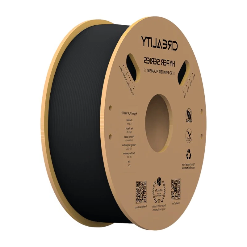 Creality Hyper Pla Filament  -  Sort, 1 Kg - Geekd.dk