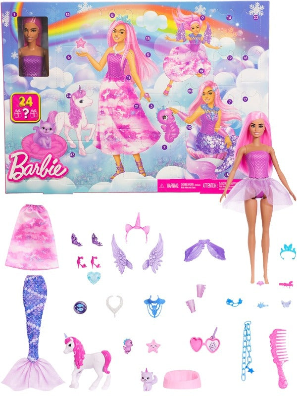 Barbie Fantasy Julekalender  -  Dukke Og Tilbehør  -  Jfl66 - Geekd.dk