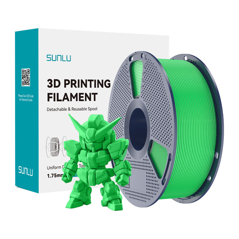 Sunlu Pla+ 2.0 Filament  -  Grøn, 1,75 Mm, 1 Kg - Geekd.dk