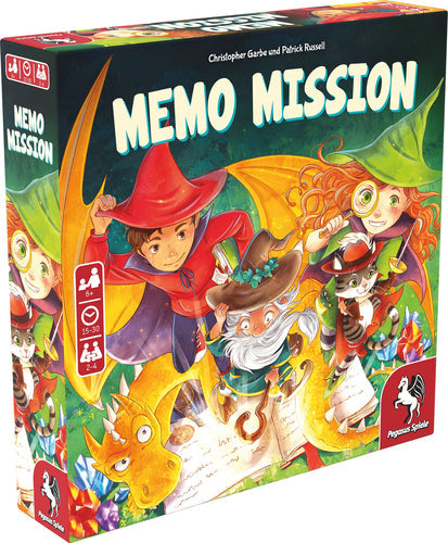 Pegasus Memo Mission Kortspil  -  Tysk - Geekd.dk