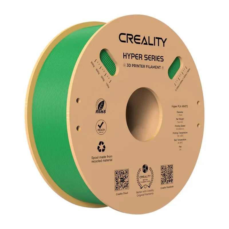 Creality Hyper Pla Filament  -  Grøn, 1 Kg - Geekd.dk
