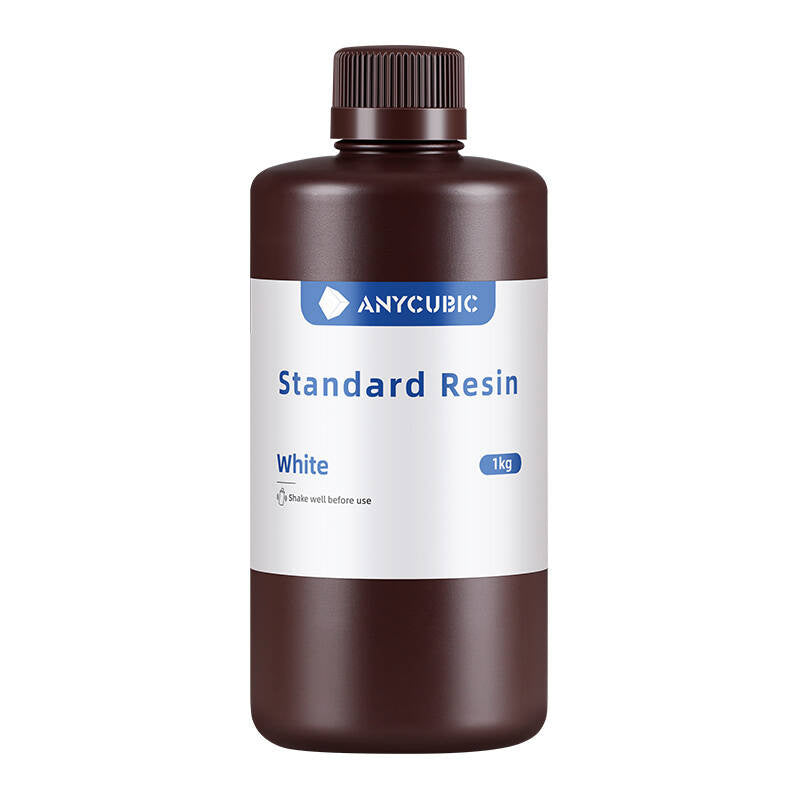 Anycubic Standard Resin  -  Hvid, 1 Kg 3d-printer Resin - Geekd.dk