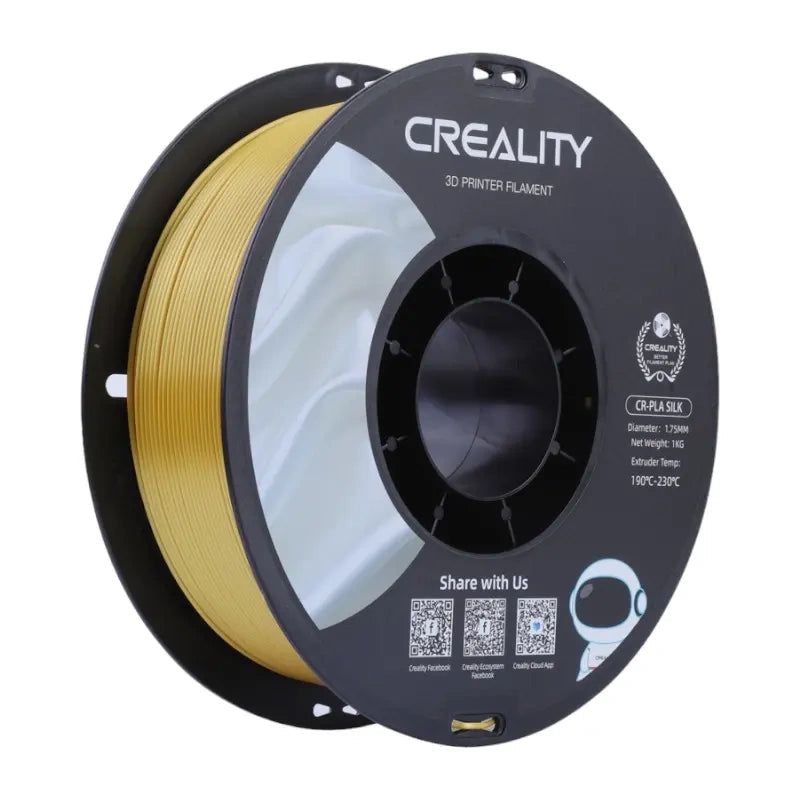 Creality Cr-silk Pla Filament  -  Guld, 1 Kg - Geekd.dk