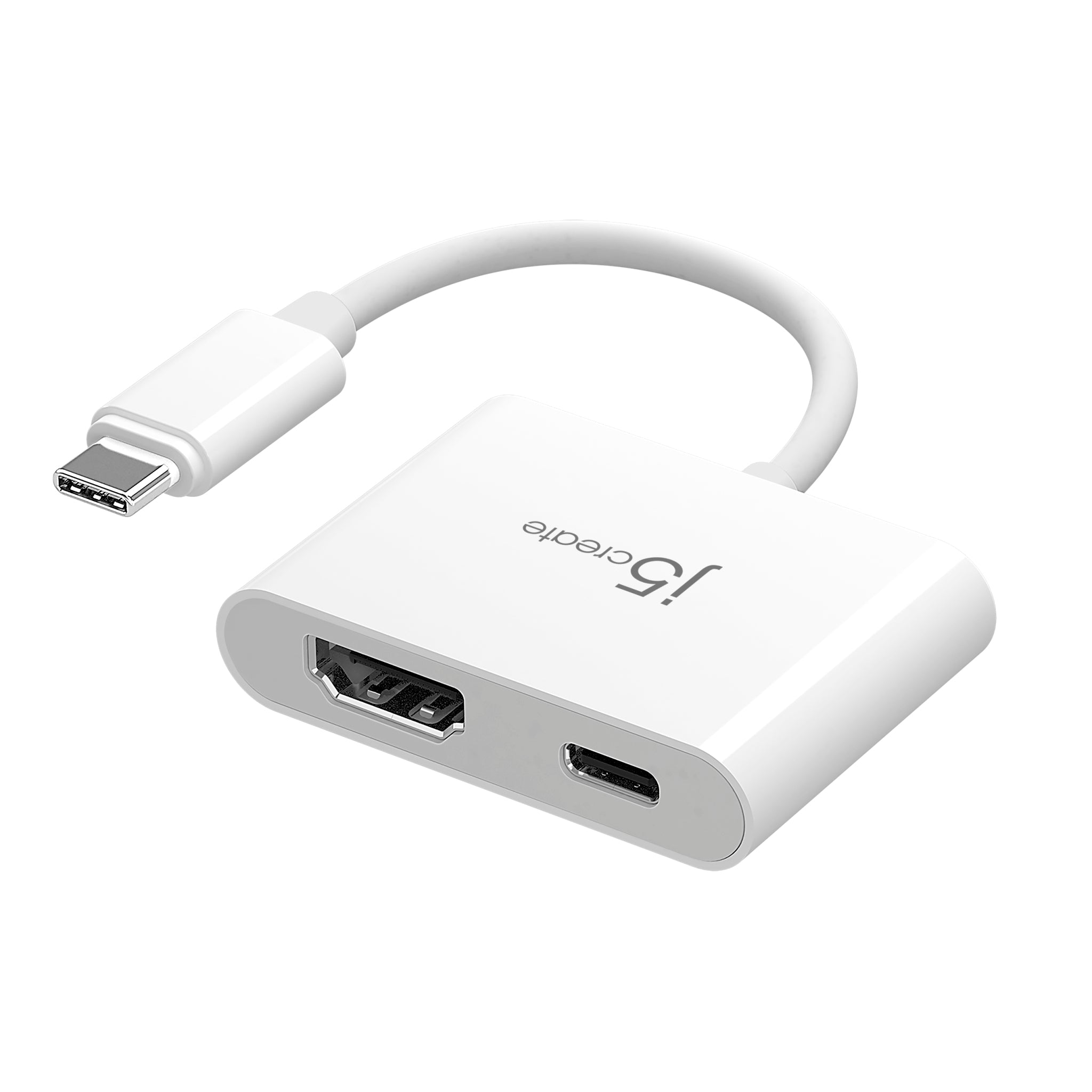 J5create Jca152-n  -  Usb-c Til Hdmi Med Pd-opladning Adapter - Geekd.dk