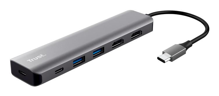 Trust Dalyx 6-i-1 Usb-c Hdmi-adapter - Geekd.dk