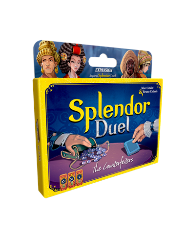 Splendor Duel: Counterfeiters  -  Udvidelse  -  Engelsk Brætspil - Geekd.dk