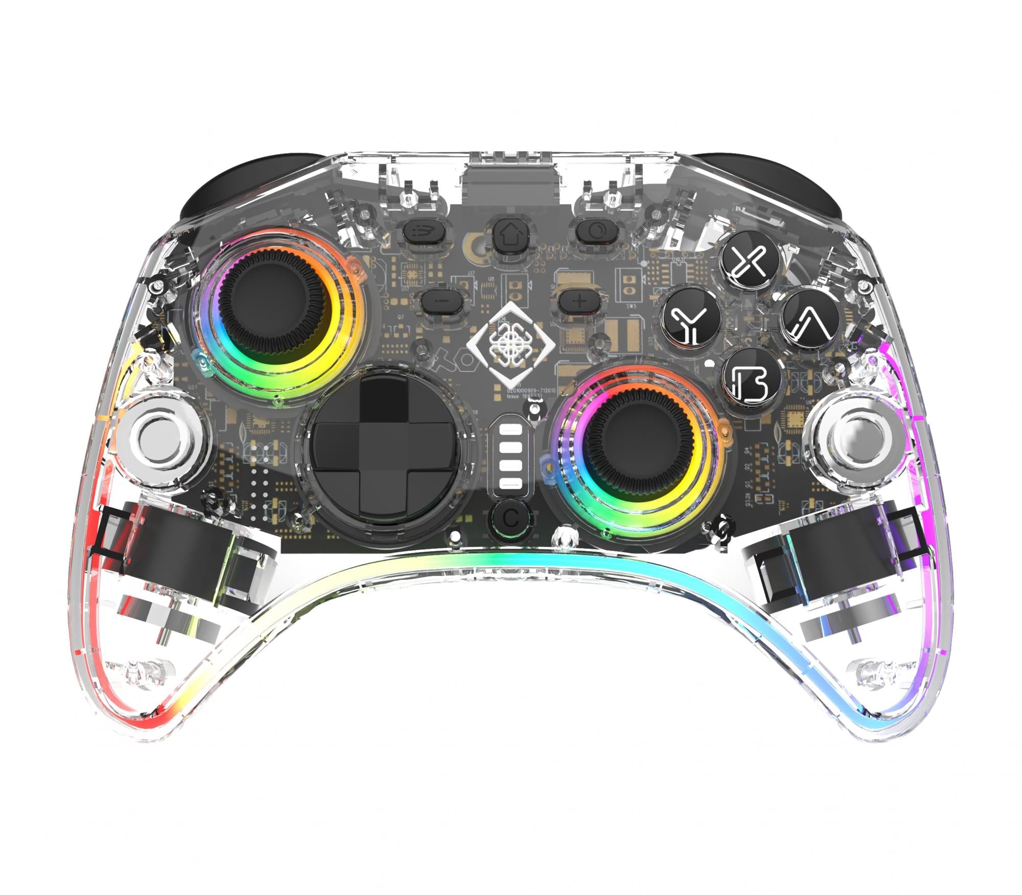 Deltaco Gaming Gam-198-t Trådløs Switch 2-controller  -  Transparent - Geekd.dk