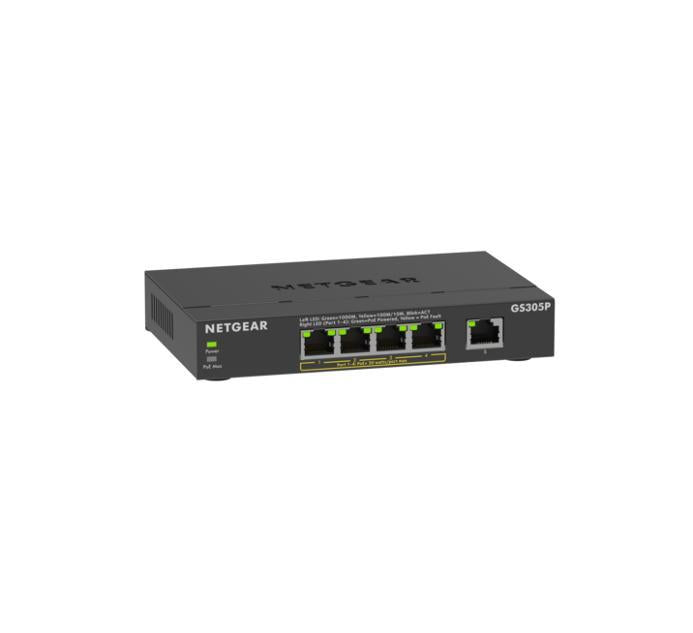 Netgear Gs305pv3  -  5-port Gigabit-switch Med 4 Poe+ - Geekd.dk
