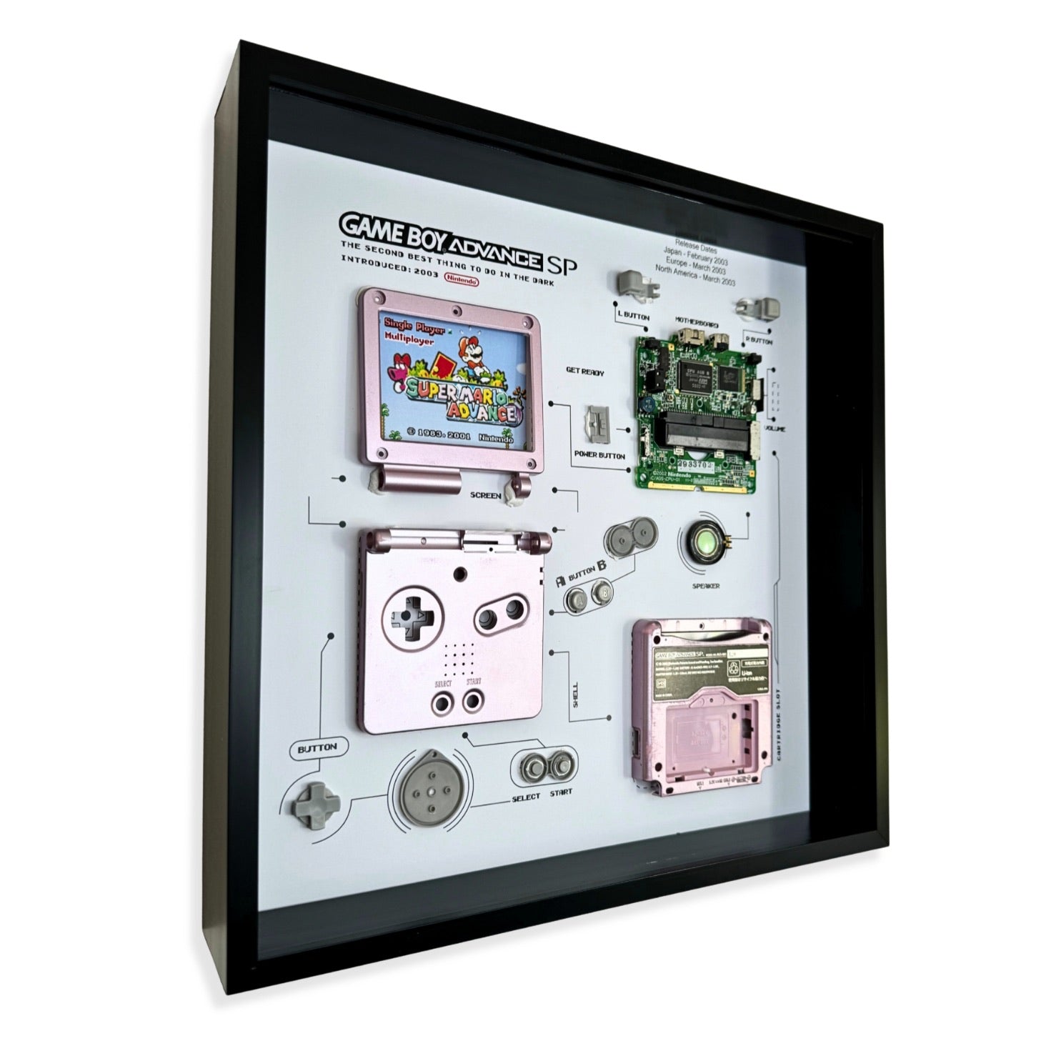 Grc Retro Art Game Boy Advance Sp  -  Pink Merchandise - Geekd.dk
