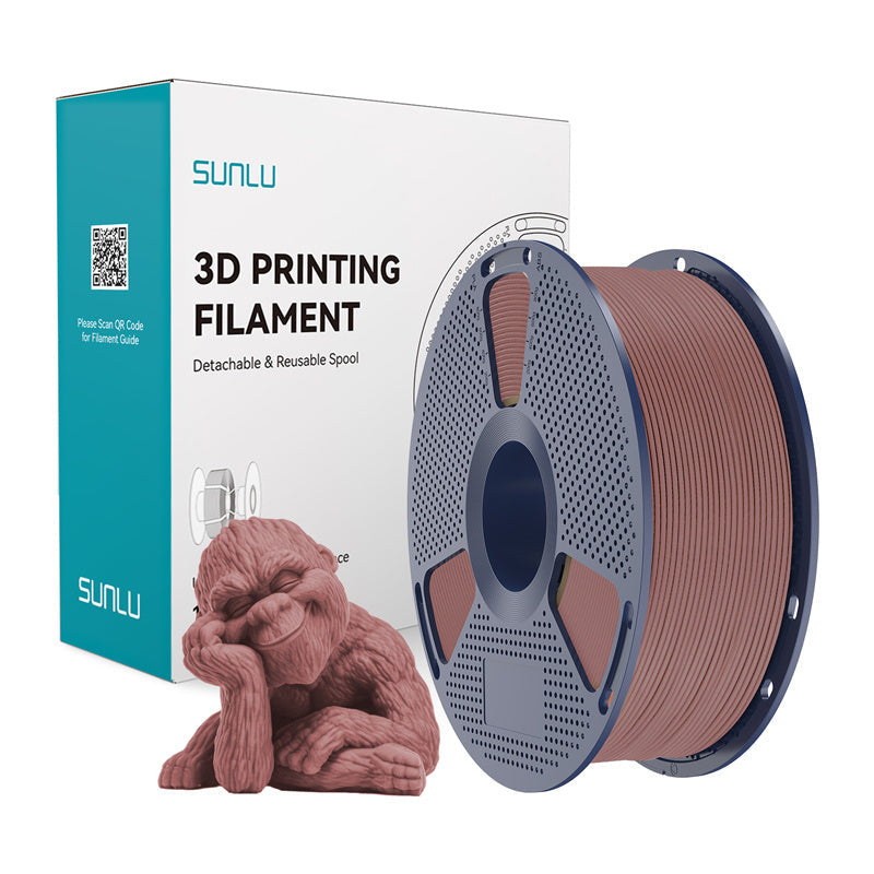 Sunlu Wood Filament  -  Kirsebærtræ, 1,75 Mm, 1 Kg - Geekd.dk