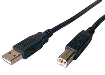 Sharkoon Usb 2.0 Printerkabel  -  Usb-a Til Usb-b, 0,5 M Usb Kabel - Geekd.dk